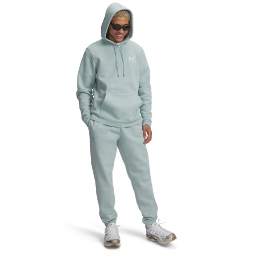  UNDER ARMOUR Męskie spodnie dresowe Under Armour UA Essential Fleece Jogger  zielone Zielony