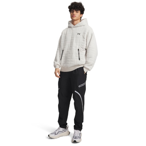 UNDER ARMOUR Męskie spodnie treningowe cargo UA Unstoppable Cargo Pant czarne Czarny