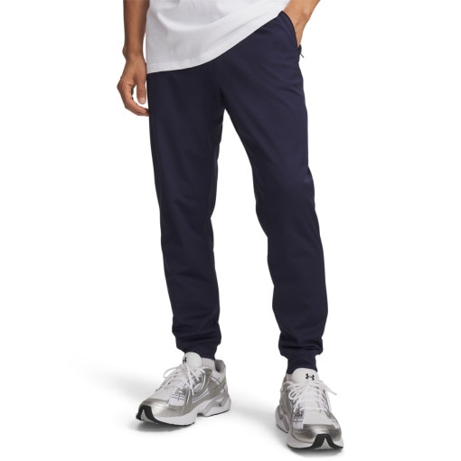 Męskie spodnie treningowe Under Armour Sportstyle Tricot Jogger - granatowe