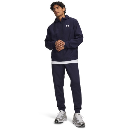 Obrazek dla: UNDER ARMOUR Męskie spodnie treningowe Under Armour Sportstyle Tricot Jogger  granatowe Granatowy