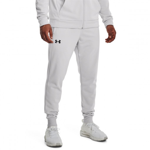 Męskie spodnie treningowe UNDER ARMOUR UA Armour Fleece Joggers - białe