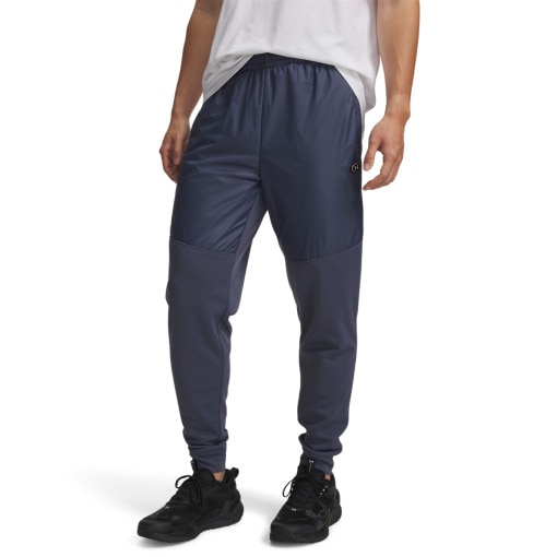 Męskie spodnie treningowe Under Armour UA Armour Fleece Utility Pant - granatowe