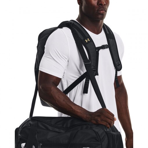 UNDER ARMOUR Plecak treningowy uniseks UNDER ARMOUR UA Hustle Pro Backpack średni szary