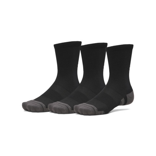 Obrazek dla: UNDER ARMOUR Skarpetki treningowe długie (3pack) uniseks Under Armour New UA Perf Tech 3pk Crew  czarne Czarny