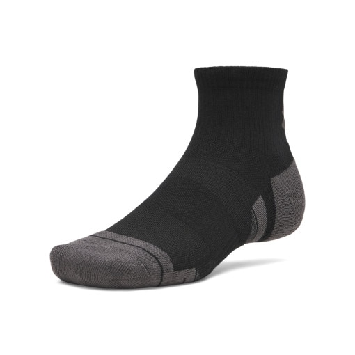Skarpetki treningowe długie (3-pack) uniseks Under Armour New UA Perf Tech 3pk Qtr - czarne