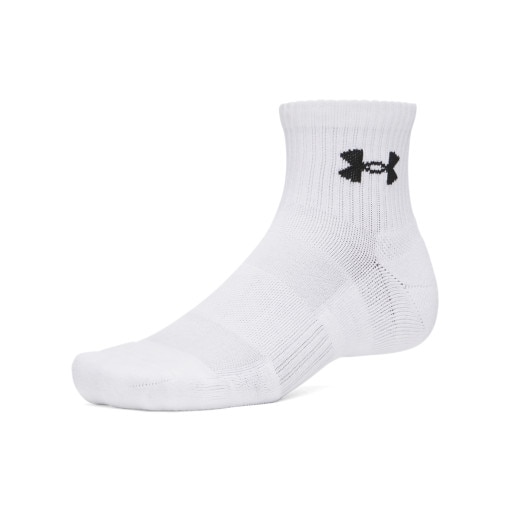 Skarpety treningowe uniseks Under Armour UA Performance 3p Qtr - białe