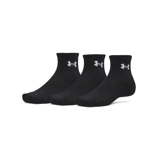  UNDER ARMOUR Skarpety treningowe uniseks Under Armour UA Performance 3p Qtr  czarne Czarny