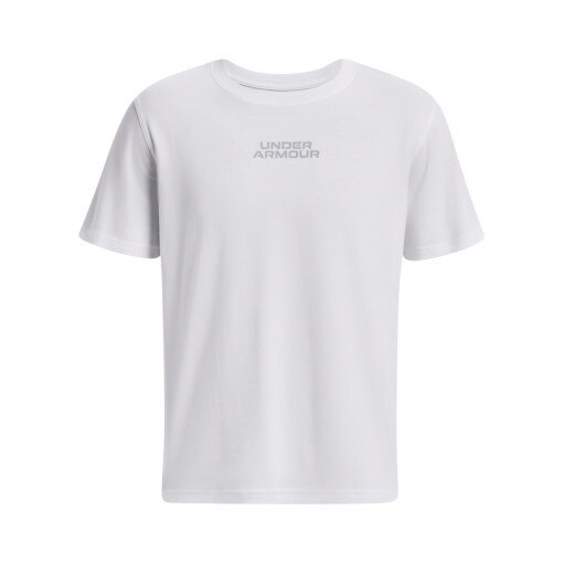 UNDER ARMOUR Tshirt z nadrukiem uniseks UNDER ARMOUR UA Outline Heavyweight  biały Biały