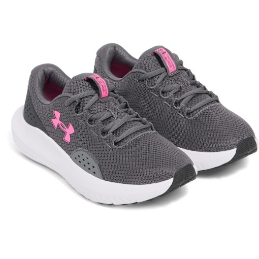 Damskie buty do biegania Under Armour UA W Charged Surge 4 - szare