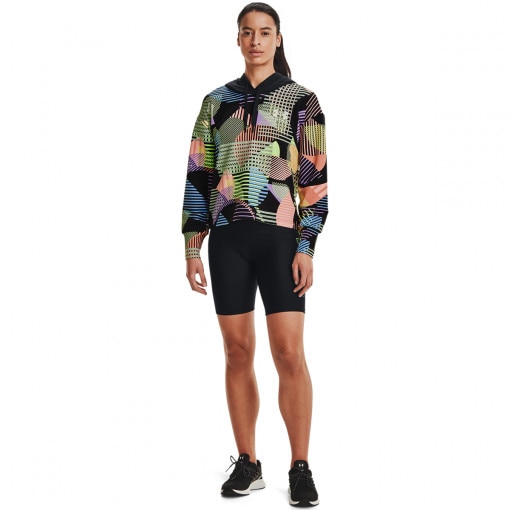 UNDER ARMOUR Damskie kolarki treningowe Under Armour Shorts UA HG Geo Bike Short  czarne Czarny