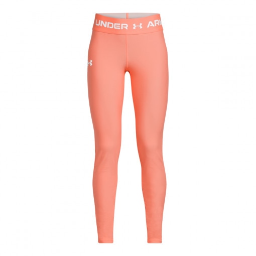 UNDER ARMOUR Dziewczęce legginsy treningowe Under Armour HeatGear Armour Leggings  pomarańczowe Pomarańczowy