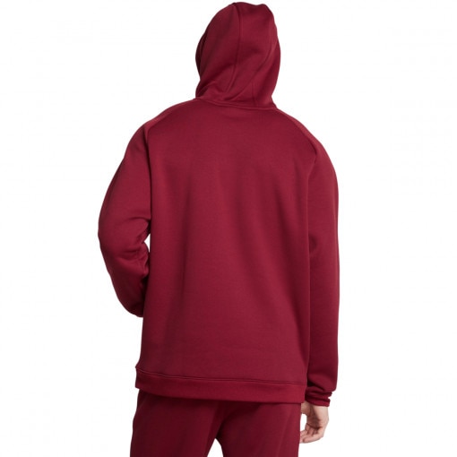 Męska bluza treningowa z kapturem Under Armour UA Armour Fleece Pro Kanga Hd - czerwona