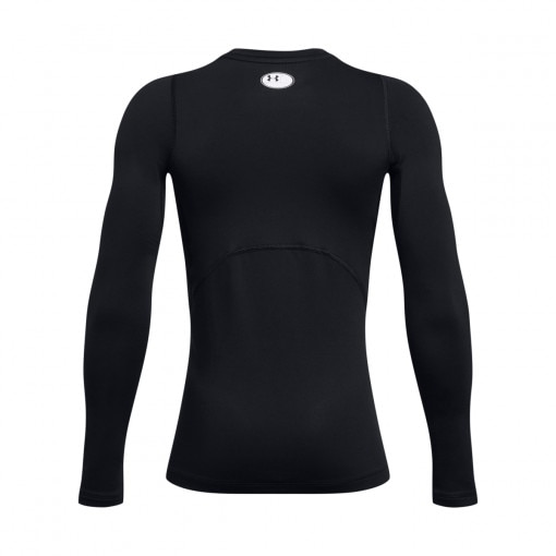 Chłopięcy longsleeve treningowy Under Armour UA Cg Armour Ls - czarny