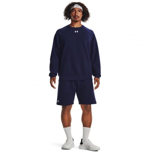 UNDER ARMOUR Męskie spodenki dresowe Under Armour UA Rival Fleece Shorts  granatowe Granatowy