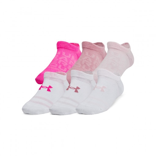 UNDER ARMOUR Dziecięce skarpetki (6pack) Under Armour UA Yth Essential No Show 6pk  multikolor Multikolor