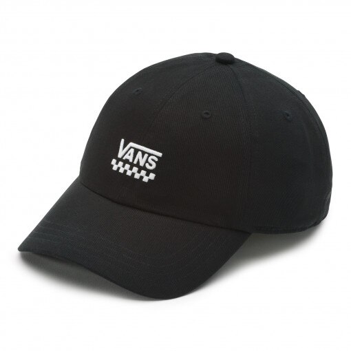 VANS Damska czapka z daszkiem Vans Court Side Hat  czarna Głęboka czerń