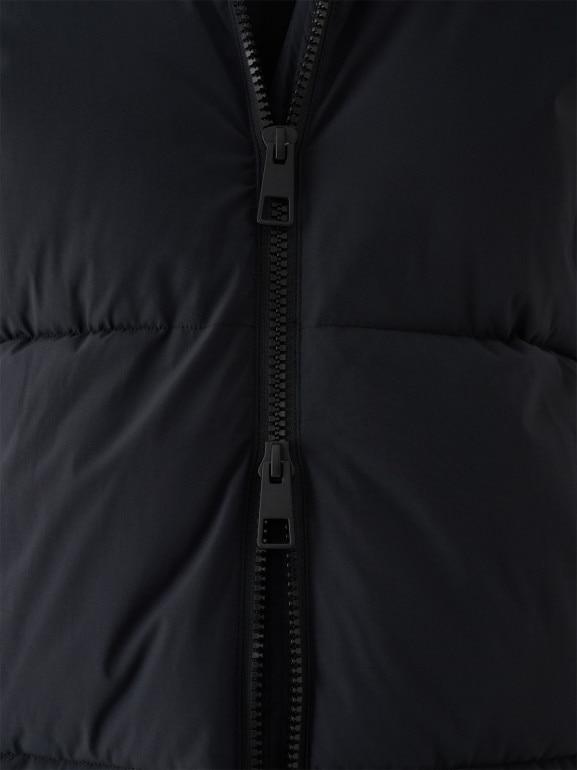 Damska kurtka puchowa pikowana Outhorn OTHWAW24TDJAF645 - czarna