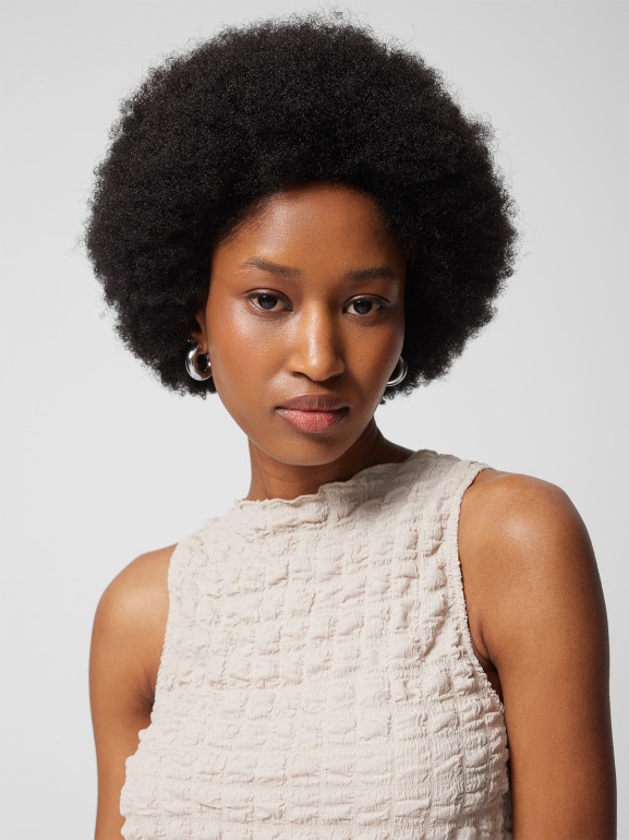 Damski top Outhorn OTHWSS24TSLEF135 - beżowy