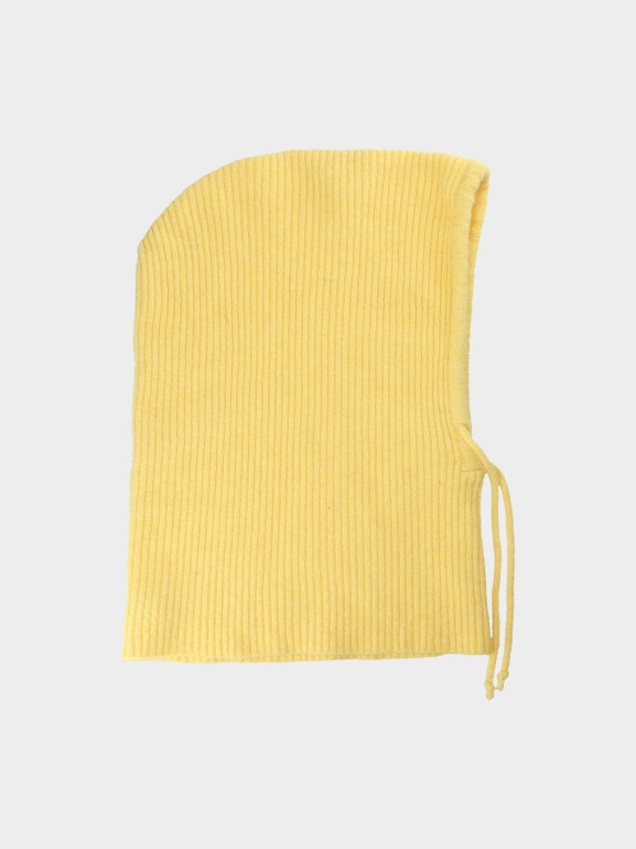 Kominiarka zimowa uniseks z wełną i alpaką Outhorn OTHWAW24ACAPU553 - żółta