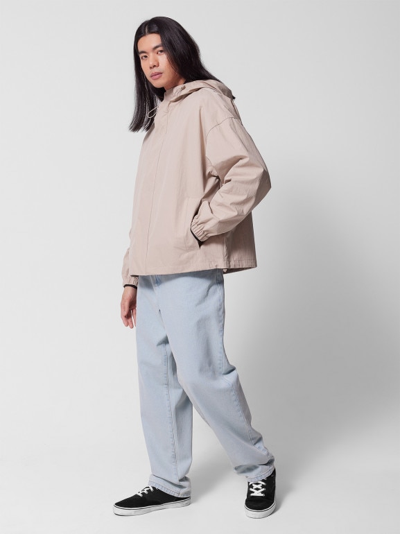 Męska kurtka przejściowa Outhorn OTHWSS24TJACM204 - beżowa