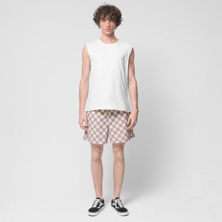 Męskie spodenki plażowe Outhorn OTHWSS24UBDSM097 - multikolor