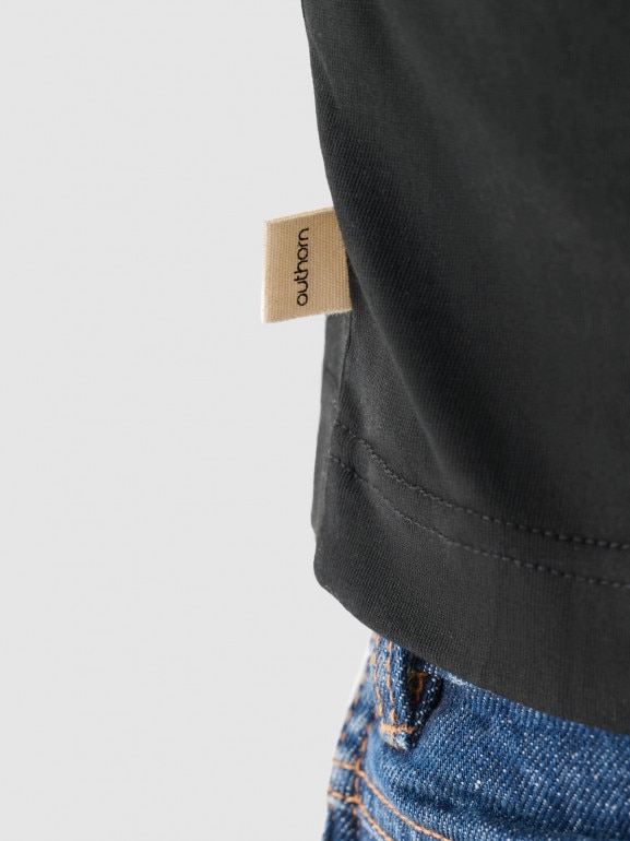 Damski t-shirt crop-top Outhorn OTHWAW24TTSHF2139 - czarny