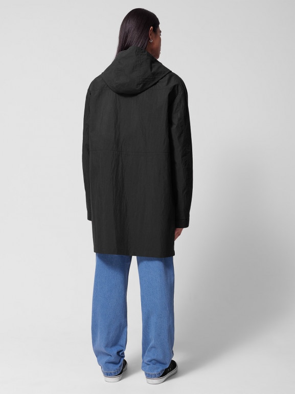 Męska kurtka parka przejściowa Outhorn OTHWSS24TJACM205 - czarna