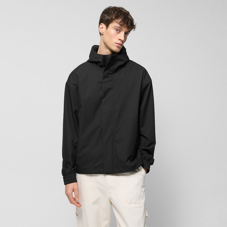 Męska kurtka przejściowa Outhorn OTHWSS24TTJAM0734 - czarna