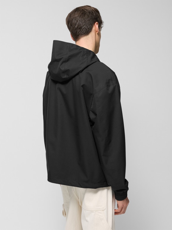 Męska kurtka przejściowa Outhorn OTHWSS24TTJAM0734 - czarna