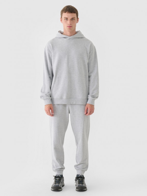 Męskie spodnie dresowe Outhorn OTHWAW24TTROM1090 - szare