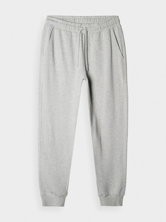 Męskie spodnie dresowe Outhorn OTHWAW24TTROM1090 - szare