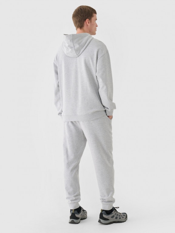 Męskie spodnie dresowe Outhorn OTHWAW24TTROM1090 - szare