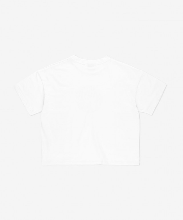 Damski t-shirt z nadrukiem PROSTO Cleor - biały