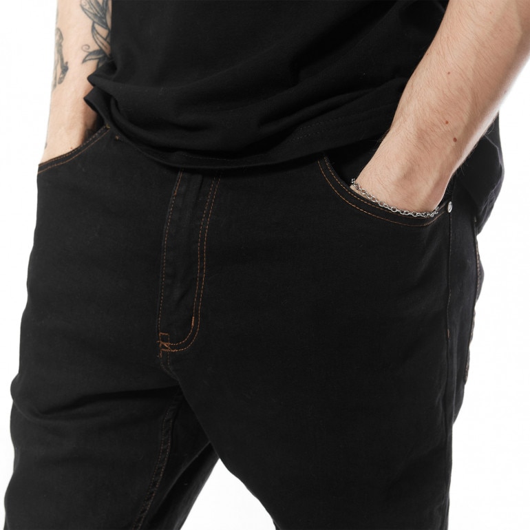 Męskie jeansy Prosto Jeans Regular Pocklog - czarne