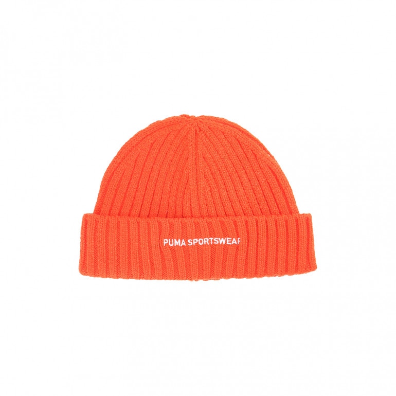 Czapka zimowa uniseks Puma Sportwear Fisherman Beanie - beżowa