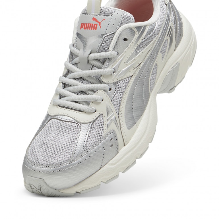 Sneakersy uniseks Puma Milenio Tech - srebrne