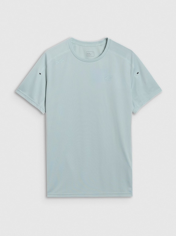 Męska koszulka treningowa 4F x Robert Lewandowski RL9SSS25TFTSM1693 - turkusowa