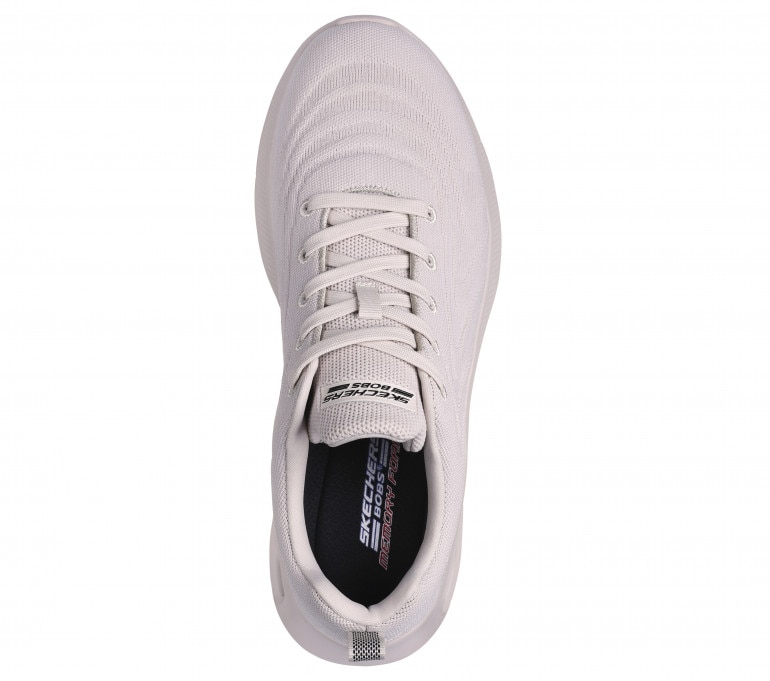 Męskie sneakersy Skechers Bobs Unity - Sleek Revive - kremowe