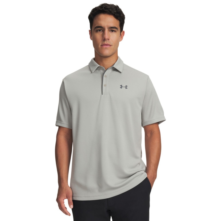 Męska koszulka do golfa Under Armour Tech Polo - szara
