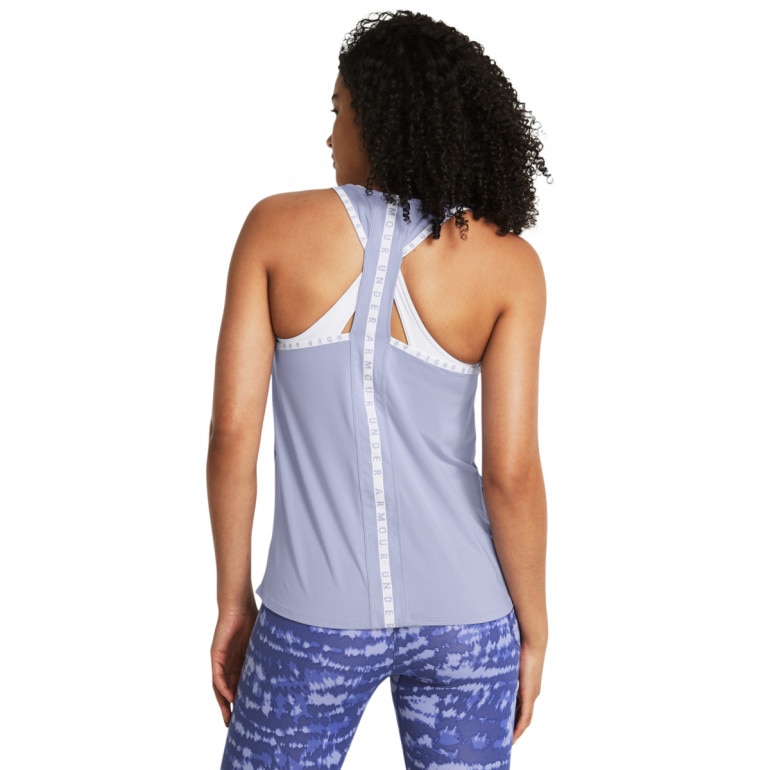 Damski top treningowy Under Armour Knockout Tank - fioletowy