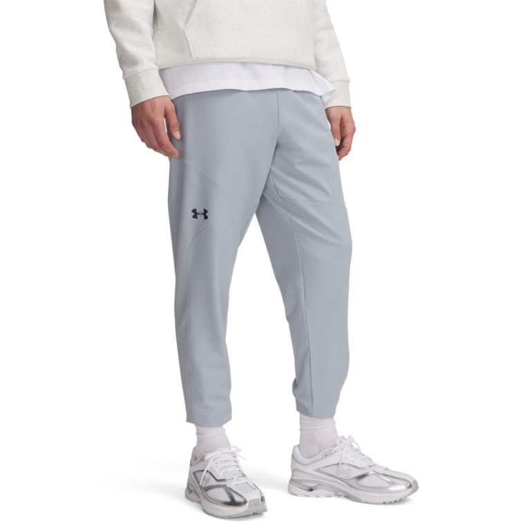 Męskie spodnie treningowe Under Armour UA Unstoppable Tapered Pants - szare