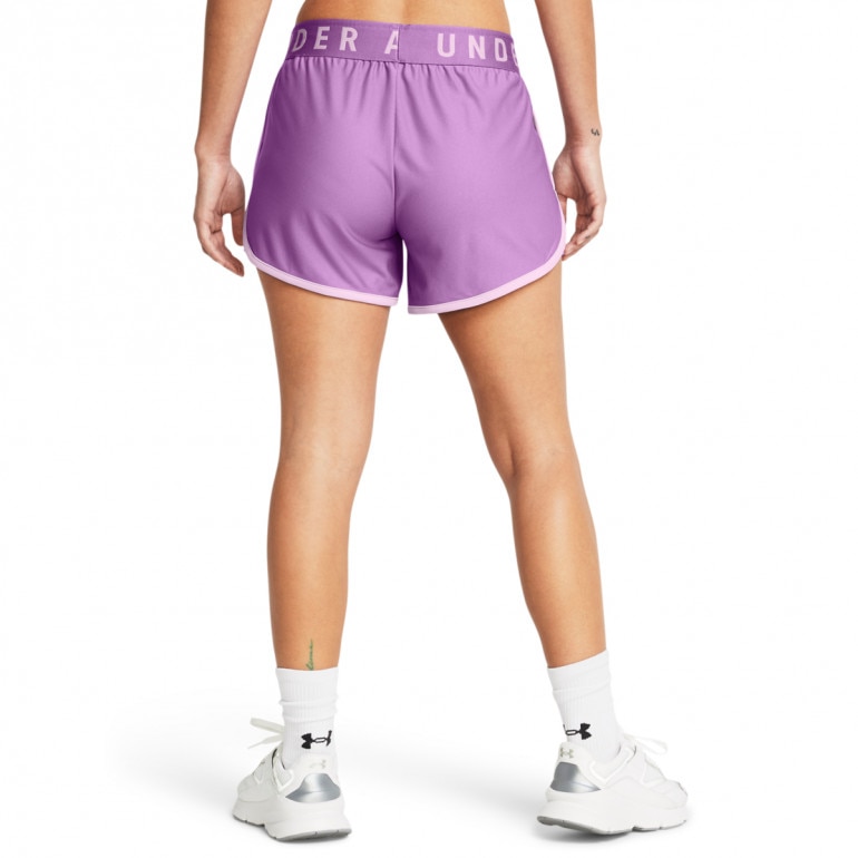 Damskie spodenki treningowe Under Armour Play Up 5in Shorts - fioletowe