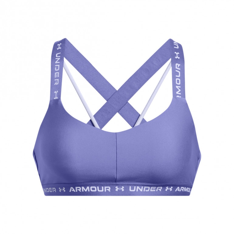 Biustonosz treningowy Under Armour Crossback Low - fioletowy