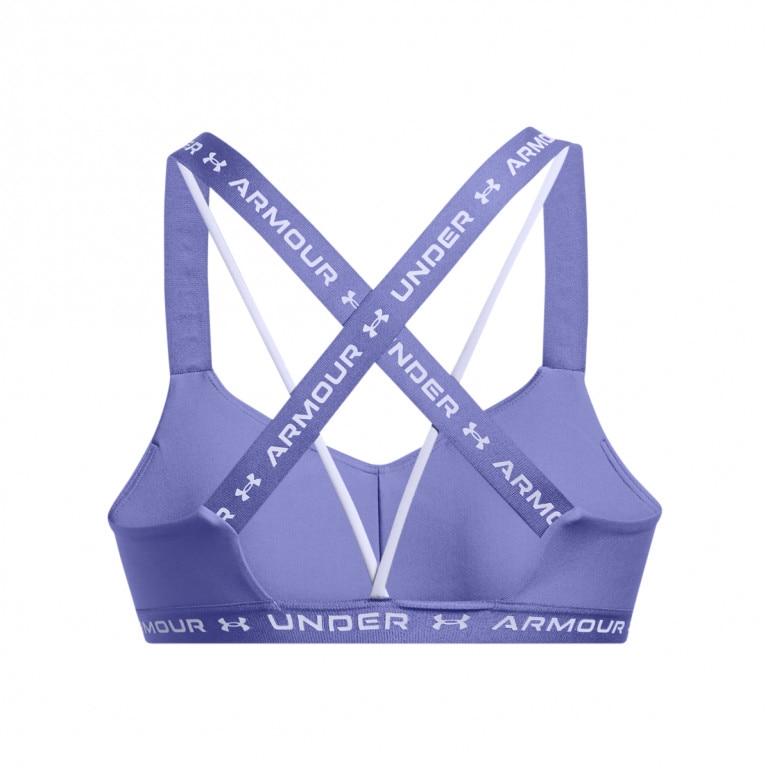 Biustonosz treningowy Under Armour Crossback Low - fioletowy