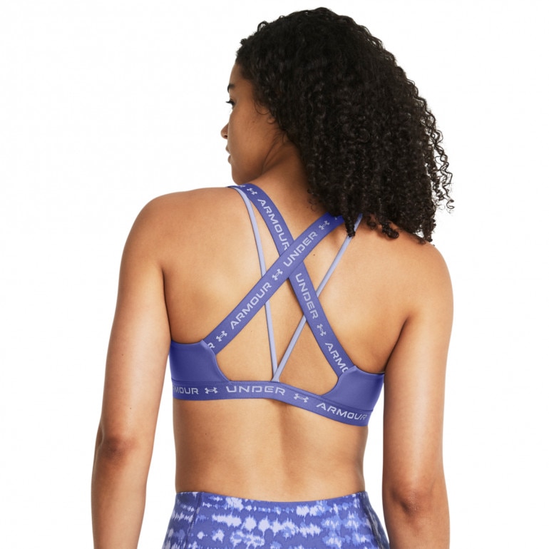 Biustonosz treningowy Under Armour Crossback Low - fioletowy