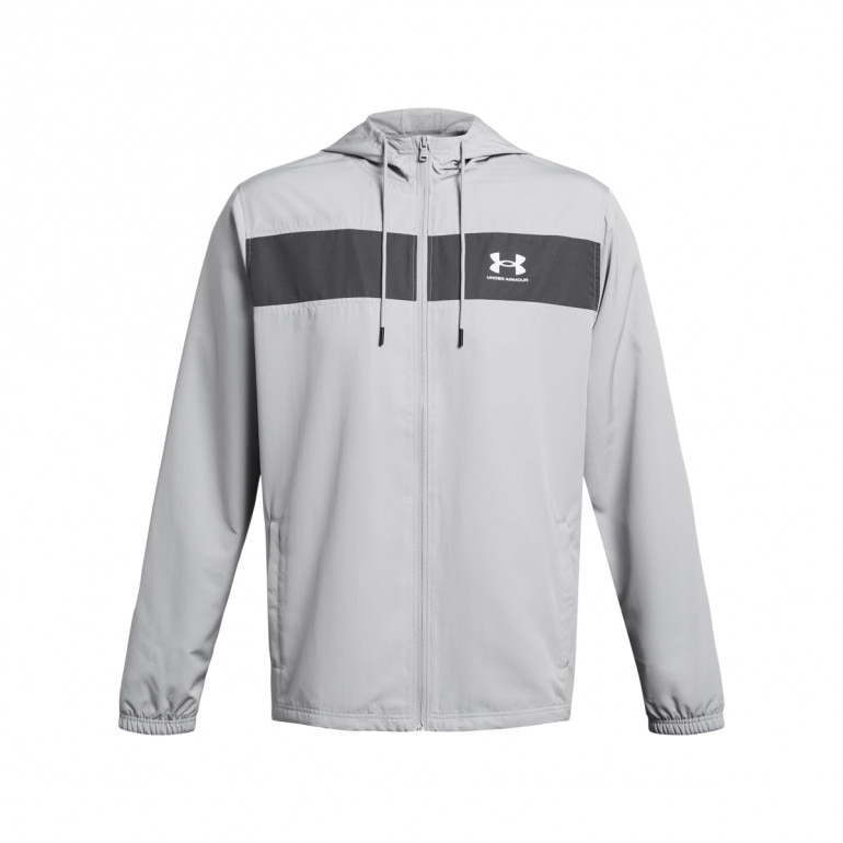 Męska kurtka treningowa Under Armour UA Sportstyle Windbreaker - szara