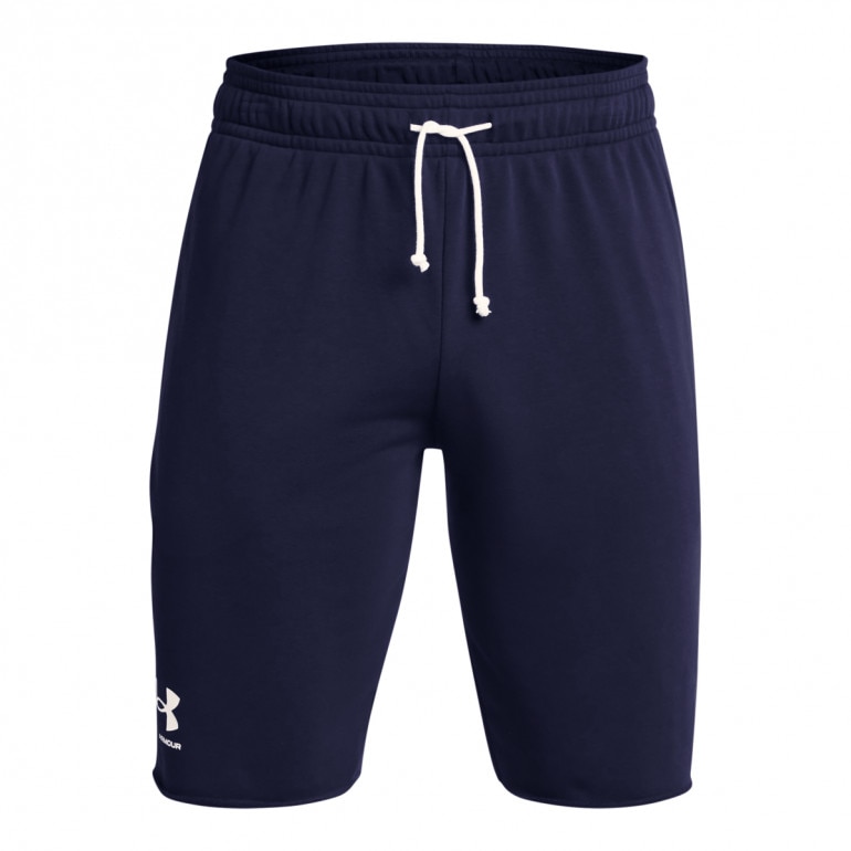 Męskie spodenki dresowe Under Armour UA Rival Terry Short - granatowe