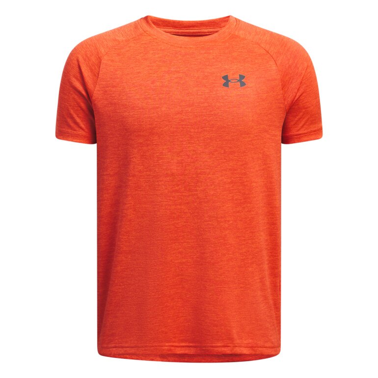 Chłopięca koszulka treningowa Under Armour UA Tech 2.0 SS - pomarańczowa