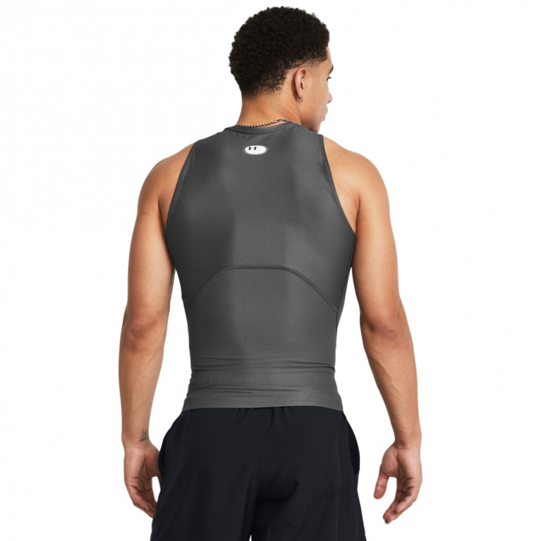 Męski top treningowy Under Armour UA HG IsoChill Comp Tank - szary