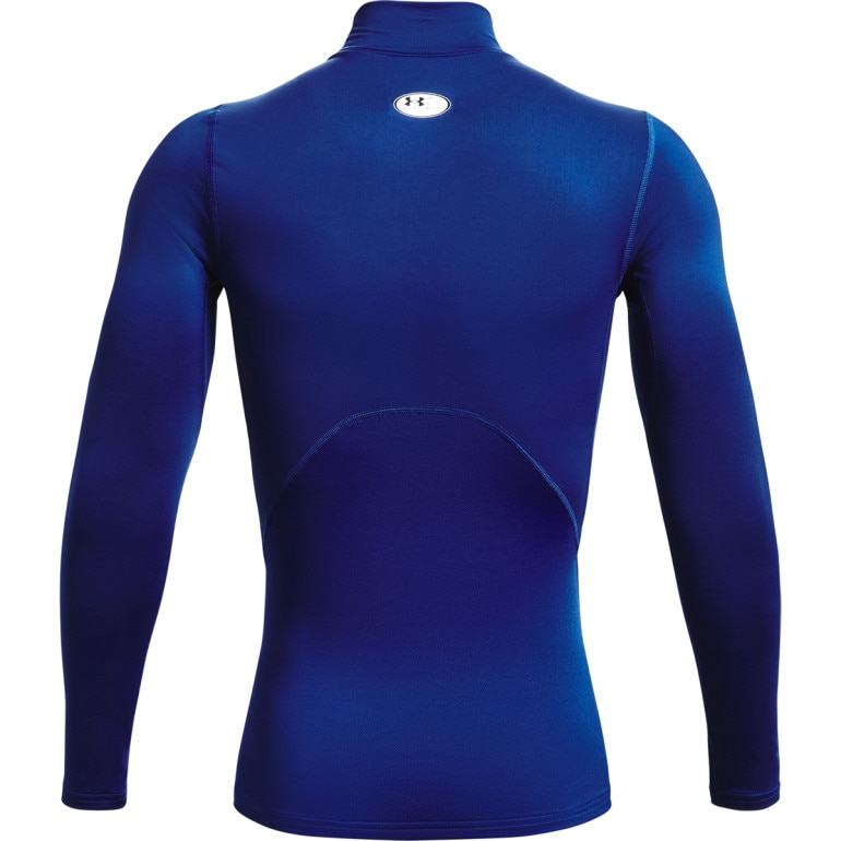 Męski longsleeve treningowy termoaktywny Under Armour UA CG Armour Comp Mock - granatowy